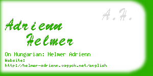adrienn helmer business card